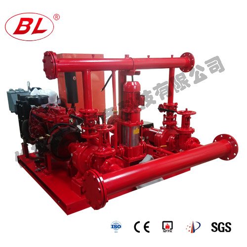 雙動力柴油機消防泵組
