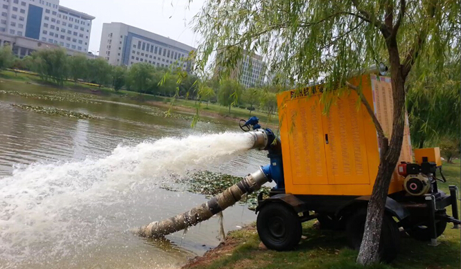 CHW型柴油機大流量（liàng）泵應用