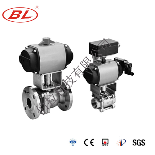 精小型氣動O型切斷球閥